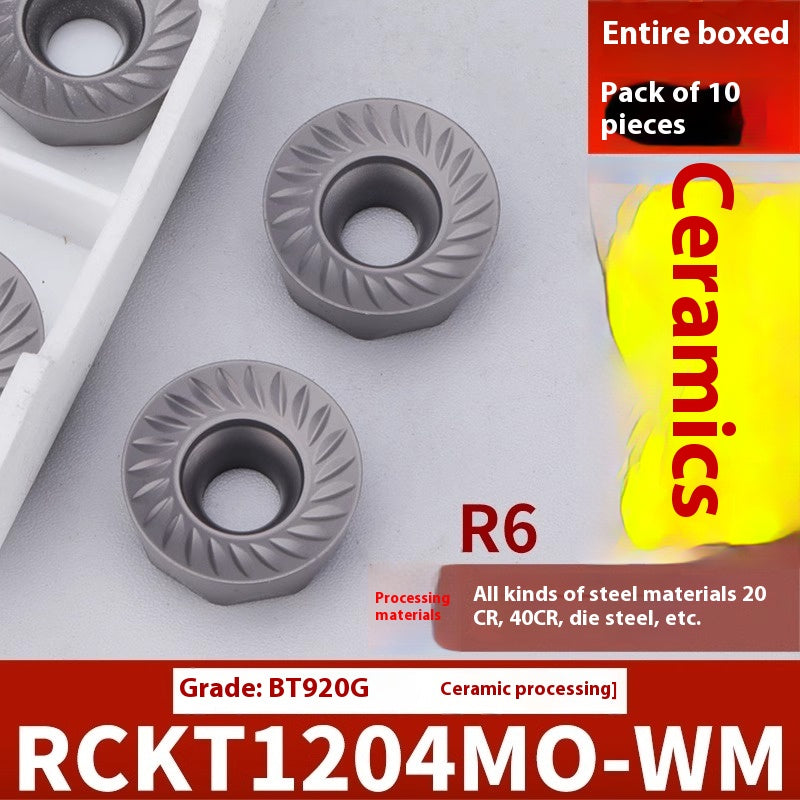 2042-CNC milling inserts, RPMW carbide R5 machining center, R4 milling machine, R6 milling inserts, RPMT round cutter cutters Shandong Denso Pricision Tools Co.,Ltd.
